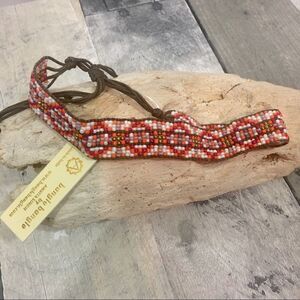 Amrita Singh Aztec Beaded Slide Close Choker